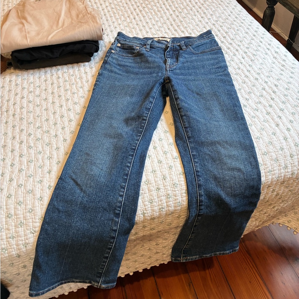 Madewell Women's Flare Jeans in Deep Blue